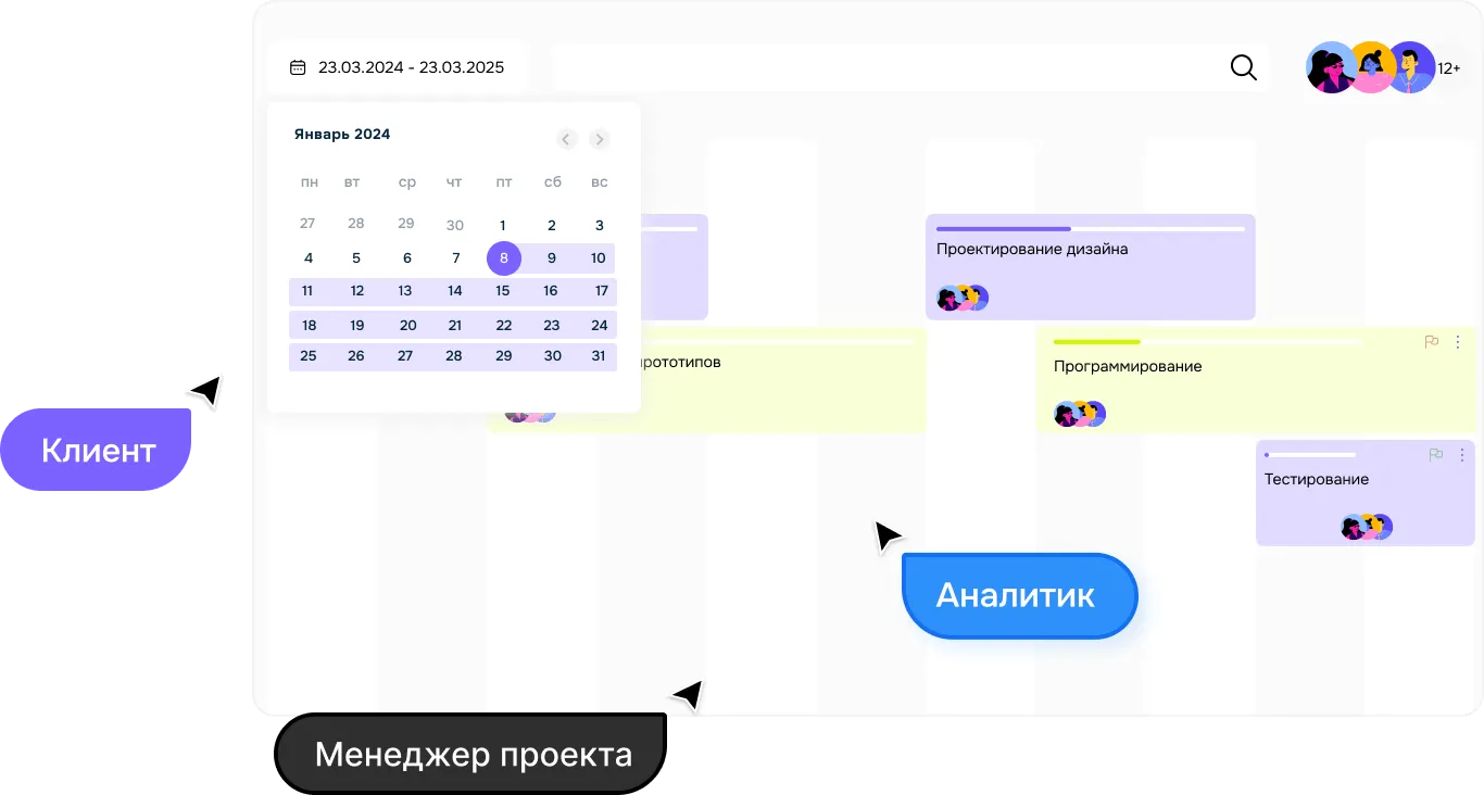 Цель компании - детально изучить бизнес-процессы и найти лучшие решения для роста эффективности вашего предприятия